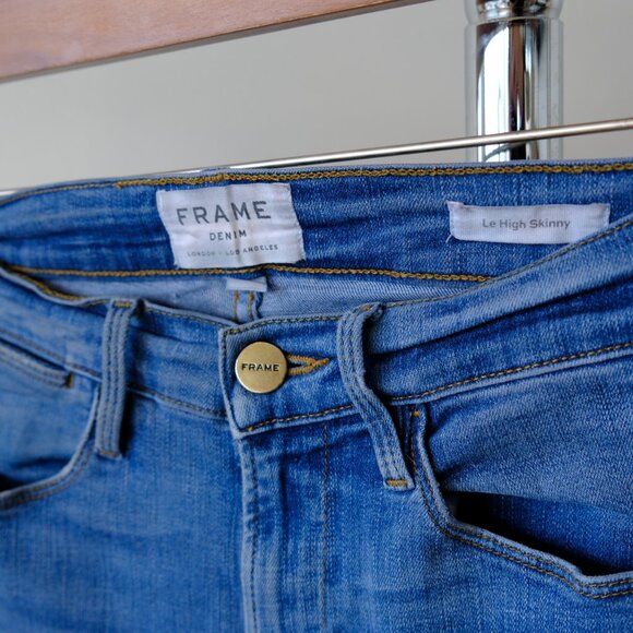 Frame Le Skinny High Denim Jeans - Picture 5 of 6